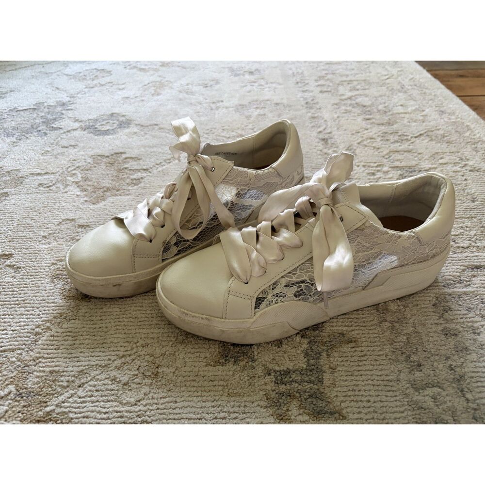 Dolce Vita Lace Ribbon Wedding Sneakers